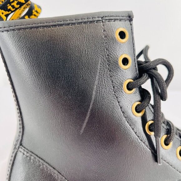 Dr. Martens Zavala Combat Boots Women's Size 5 Black - Picture 2 of 9